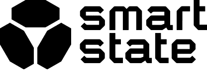 SmartState logo, representing the blockchain-based digital identity and asset management platform for secure Web3 interactions